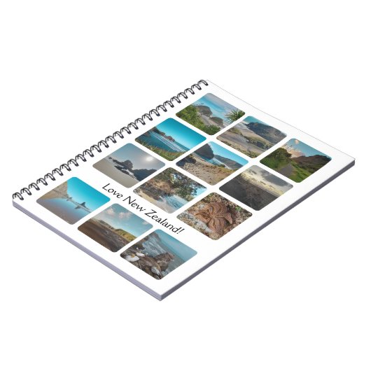 Liefde Nieuw-Zeeland Fotogalerij Collage Notitieboek (Linkerzijde)