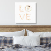 Liefde | Nieuwe baby Canvas Afdruk (Insitu (Slaapkamer))