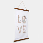 Liefde | Nieuwe baby Hangend Wandkleed (Gebogen)