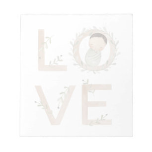 Liefde   Nieuwe baby Notitieblok