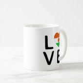Liefde - Niger Flag Koffiemok (Voorkant rechts)