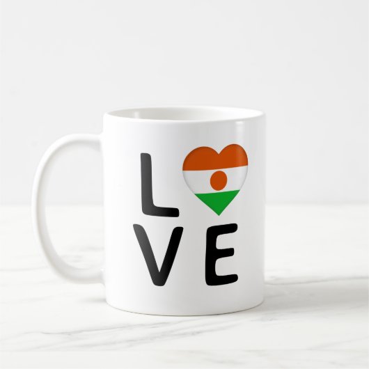 Liefde - Niger Flag Koffiemok (Links)