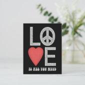 Liefde nodig -0415 briefkaart (Staand voorkant)