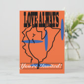 Liefde Nodigt Altijd Uit Kaart (Staand voorkant)