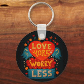 Liefde nog zorgelijker, minder snelle typografie sleutelhanger (Voorkant)