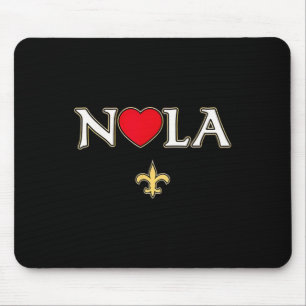 Liefde Nola New Orleans Fleur De Lis Hart Nola 1  Muismat