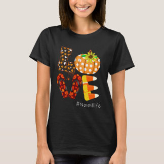 Liefde Nonnilife Pompoen Teenslippers Nonni Life H T-shirt
