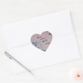 liefde nooit mislukt hart sticker (Envelop)