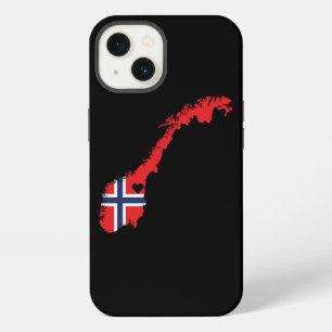 Liefde Noorwegen Geschenk Noorse trots Hart iPhone 13 Hoesje