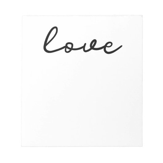 Liefde Notitieblok (Voorkant)