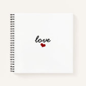 liefde notitieboek (Voorkant)