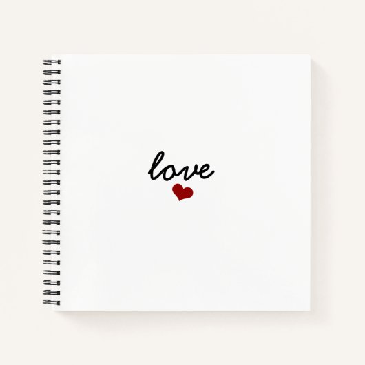 liefde notitieboek (Voorkant)