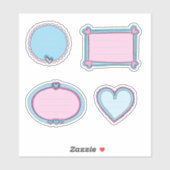 Liefde notitieboek sticker (Vel)