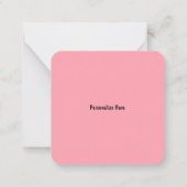 Liefde Notitiekaartje (Achterkant)