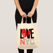 Liefde NYC Live in NYC Bag Red Tote Bag (Voorkant (product))