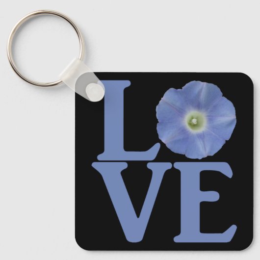 Liefde Ochtendglorie Klassiek Sleutelhanger (Voorkant)