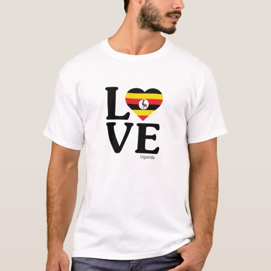 Liefde Oeganda T-shirt (Voorkant)