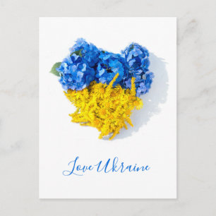 Liefde Oekraïne Bloemkunst Briefkaart