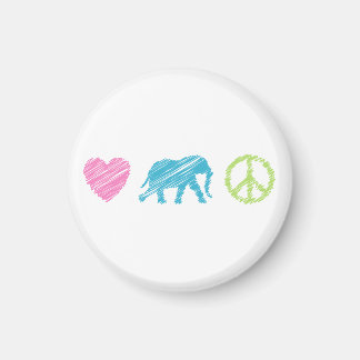 Liefde, olifant en vrede magneet