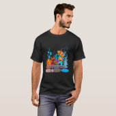 Liefde om de vis in het aquarium te bezoeken t-shirt (Voorkant volledig)
