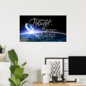 Liefde om de wereld te veranderen poster (Thuiskantoor)