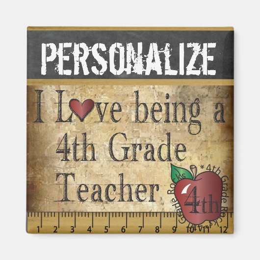 Liefde om een leraar in de vierde klas te zijn magneet (Voorkant)