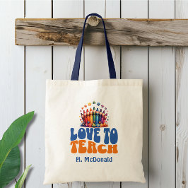 Liefde om gepersonaliseerde lessen te geven tote bag