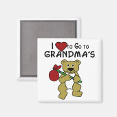 Liefde om naar oma te gaan magneet (Voorkant / Achterkant)