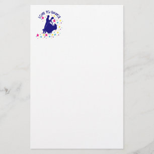 Liefde om te dansen briefpapier