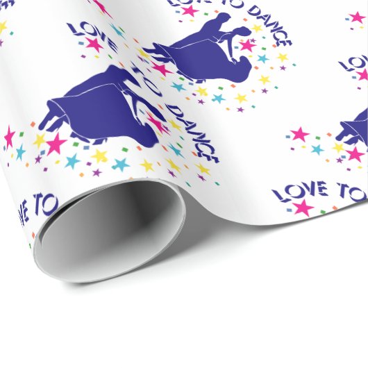 Liefde om te dansen cadeaupapier (Rol Hoek)