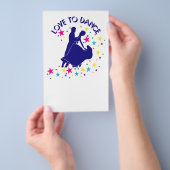 Liefde om te dansen flyer (Hand)