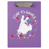 Liefde om te dansen klembord (Voorkant)