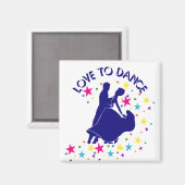 Liefde om te dansen magneet (Voorkant / Achterkant)