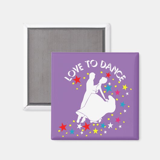 Liefde om te dansen magneet (Voorkant / Achterkant)