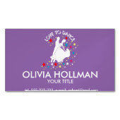 Liefde om te dansen magnetisch visitekaartje (Voorkant)