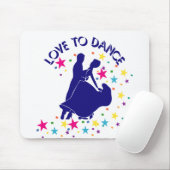 Liefde om te dansen muismat (Met muis)