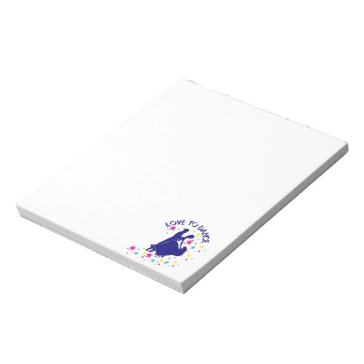 Liefde om te dansen notitieblok (Linkerzijde)