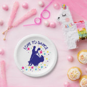 Liefde om te dansen papieren bordje (Feest)