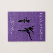 'Liefde om te dansen' puzzel met een persoonlijke  Legpuzzel (Horizontaal)