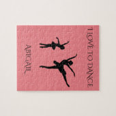 'Liefde om te dansen' puzzel met een persoonlijke  Legpuzzel (Horizontaal)