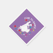 Liefde om te dansen servetten (Hoek)