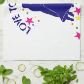 Liefde om te dansen theedoek (Gevouwen)