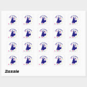Liefde om te dansen vierkante sticker (Vel)