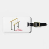 Liefde om te draaien bagagelabel (Voorkant horizontaal)