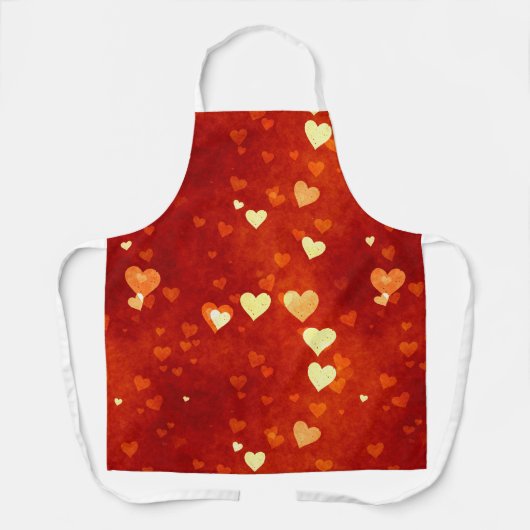Liefde om te koken - Heart Design Schort (Voorkant)