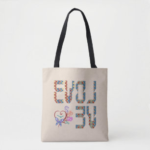 Liefde om te ontwikkelen Heruitvinden jezelf Tote Bag