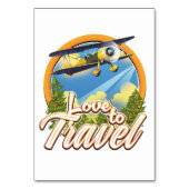 Liefde om te reizen kaart (Voorkant)