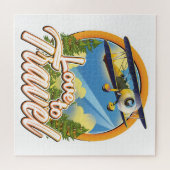 Liefde om te reizen legpuzzel (Horizontaal)