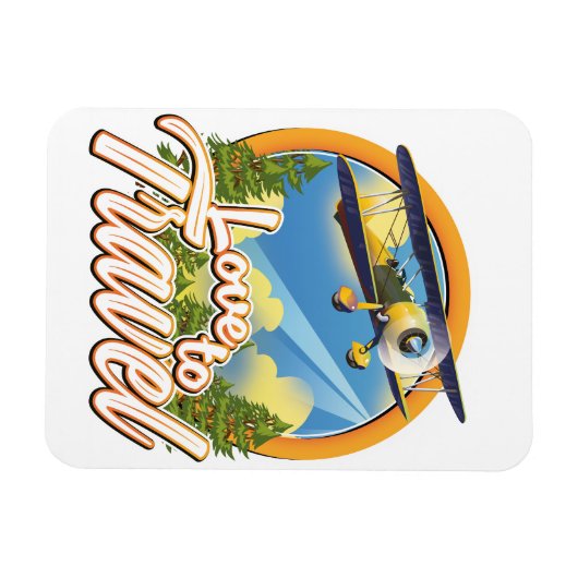 Liefde om te reizen magneet (Horizontaal)