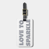 Liefde om te sparen bagagelabel (Voorkant verticaal)